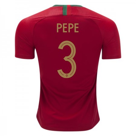 Camisola Portugal Pepe 3 Equipamento Principal World Cup 2018 Manga Curta