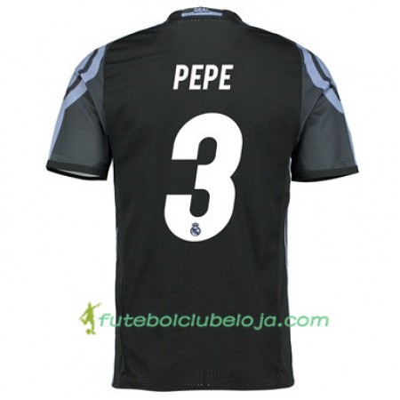 Camisola Real Madrid PEPE Equipamento 3ª 2017-2018 Manga Curta
