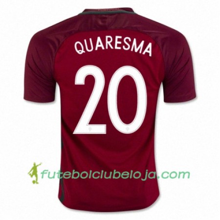 Camisola Portugal RICARDO QUARESMA Equipamento Principal Euro 2016