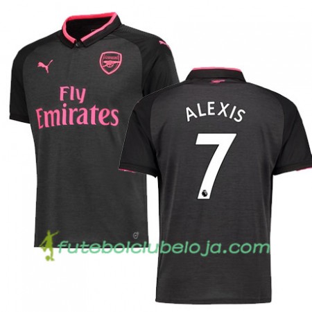 Camisola Arsenal ALEXIS Equipamento 3ª 2017-2018 Manga Curta