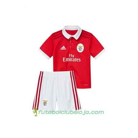 Camisola Benfica Criança Equipamento Principal 2017-2018 Manga Curta