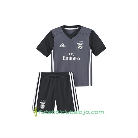 Camisola Benfica Criança Equipamento Alternativa 2017-2018 Manga Curta
