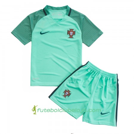 Camisola Portugal Criança Equipamento Alternativa Euro 2016