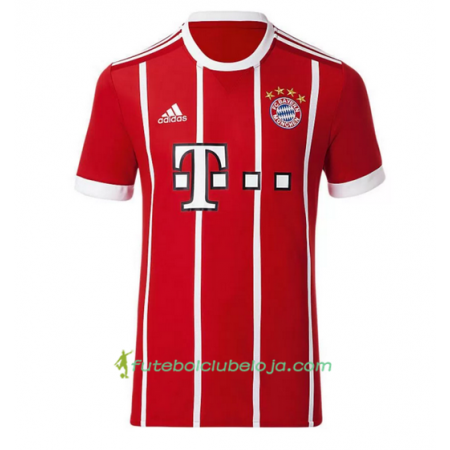 Camisola Bayern München Equipamento Principal 2017-2018 Manga Curta