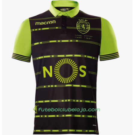 Camisola Sporting Equipamento Alternativa 2017-2018 Manga Curta