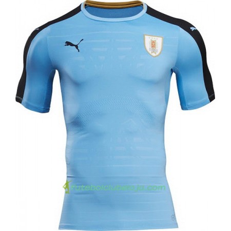 Camisola Uruguai Equipamento Principal 2016/17 Manga Curta