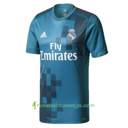 Camisola Real Madrid Equipamento 3ª 2017-2018 Manga Curta
