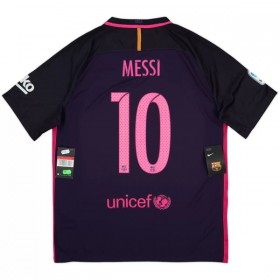 Camisola Barcelona Messi 10 2016-17 Retro Equipamento Alternativa Manga Curta