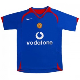 Camisola Manchester United 2005-06 Retro Equipamento Alternativa Manga Curta
