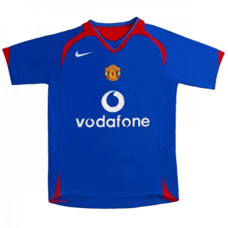 Camisola Manchester United 2005-06 Retro Equipamento Alternativa Manga Curta
