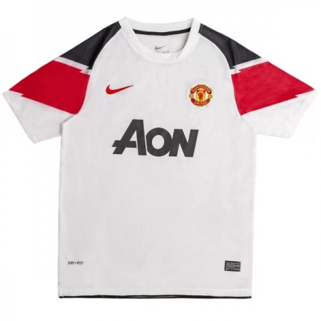 Camisola Manchester United 2010-11 Retro Equipamento Alternativa Manga Curta