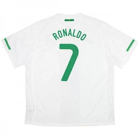 Camisola Portugal Ronaldo 7 2010 Retro Equipamento Alternativa Manga Curta