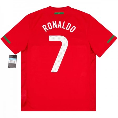 Camisola Portugal Ronaldo 7 2010 Retro Equipamento Principal Manga Curta