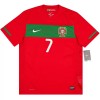 Camisola Portugal Ronaldo 7 2010 Retro Equipamento Principal Manga Curta