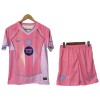 Camisola Barcelona Criança 2025-26 Rosa Manga Curta Especial