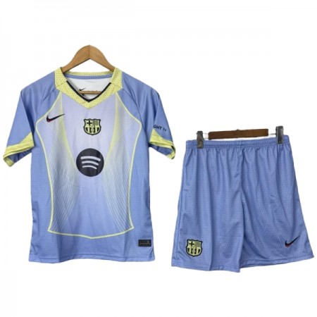 Camisola Barcelona Criança 2025-26 Roxo Manga Curta Especial