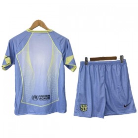 Camisola Barcelona Criança 2025-26 Roxo Manga Curta Especial