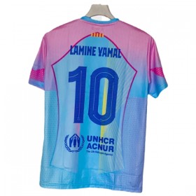 Camisola Barcelona Lamine Yamal 10 2025-26 Azul Manga Curta Especial