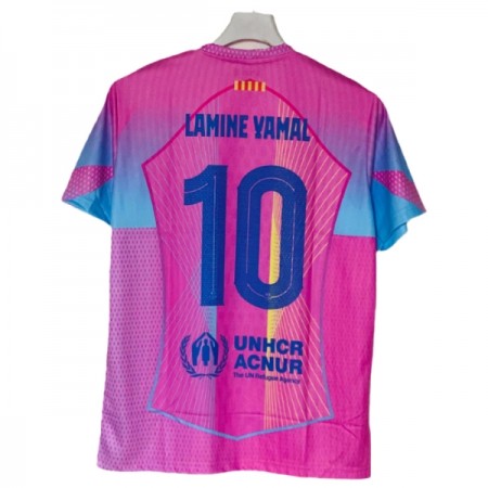 Camisola Barcelona Lamine Yamal 10 2025-26 Vermelha Manga Curta Especial
