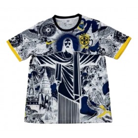 Camisola Brasil 2025 Preta Manga Curta Especial