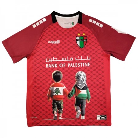 Camisola Club Deportivo Palestino 2025 Vermelha Manga Curta Especial