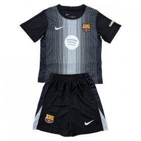 Camisola FC Barcelona Guarda Redes Criança 2025-26 Preta Manga Curta