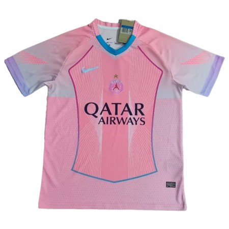 Camisola Paris Saint-Germain 2025-26 Rosa Manga Curta Especial