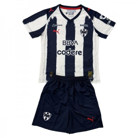 Camisola Rayados Monterrey Criança Equipamento Principal 2025-26 Manga Curta