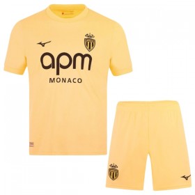 Camisola AS Monaco Criança Equipamento 3ª 2025-26 Manga Curta