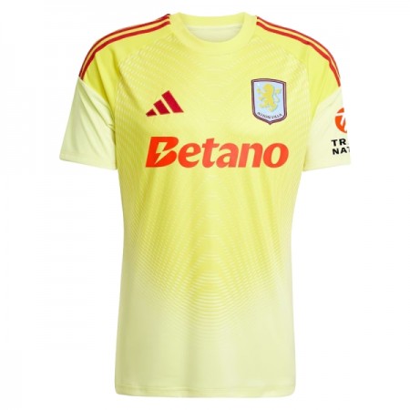 Camisola Aston Villa Guarda Redes 2025-26 Amarela Manga Curta