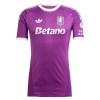 Camisola Aston Villa Guarda Redes 2025-26 Roxo Manga Curta