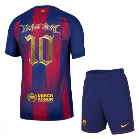 Camisola FC Barcelona x Kopa Trophy Lamine Yamal 10 Criança 2025-26 Manga Curta Especial