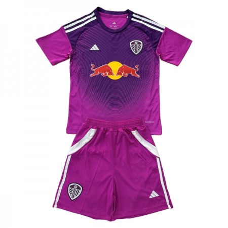 Camisola Leeds United Guarda Redes Criança 2025-26 Roxo Manga Curta Camisola Leeds United Guarda Redes Criança 2025-26 Roxo Manga Curta