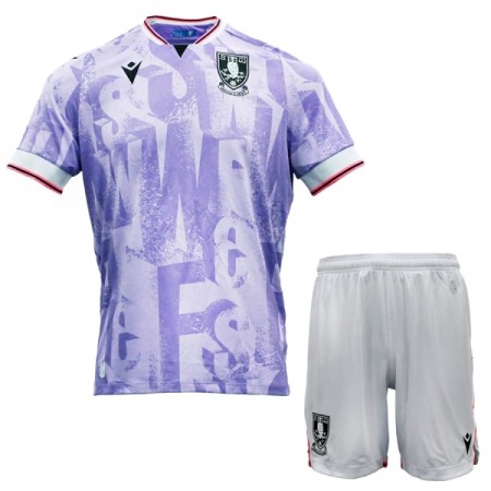 Camisola Sheffield Wednesday Criança Equipamento Alternativa 2025-26 Manga Curta Camisola Sheffield Wednesday Criança Equipamento Alternativa 2025-26 Manga Curta