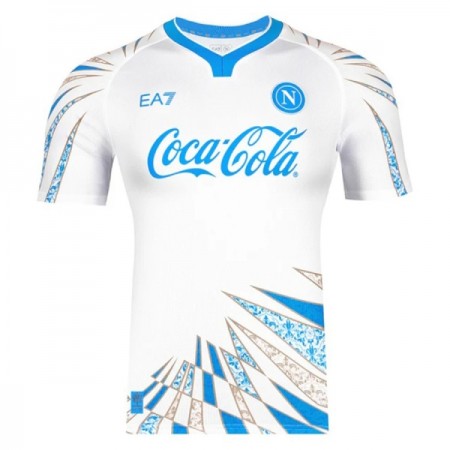 Camisola SSC Napoli Pre-Match 2025-26 Branca Manga Curta