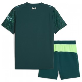 Camisola Manchester City EA Sport Criança Equipamento Quarto 2025-26 Manga Curta