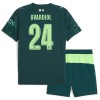 Camisola Manchester City Gvardiol 24 EA Sport Criança Equipamento Quarto 2025-26 Manga Curta