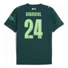 Camisola Manchester City Gvardiol 24 EA Sport Equipamento Quarto 2025-26 Manga Curta
