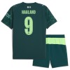 Camisola Manchester City Haaland 9 EA Sport Criança Equipamento Quarto 2025-26 Manga Curta
