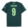 Camisola Manchester City Haaland 9 EA Sport Equipamento Quarto 2025-26 Manga Curta