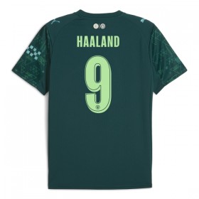 Camisola Manchester City Haaland 9 EA Sport Equipamento Quarto 2025-26 Manga Curta