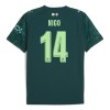 Camisola Manchester City Nico 14 EA Sport Equipamento Quarto 2025-26 Manga Curta