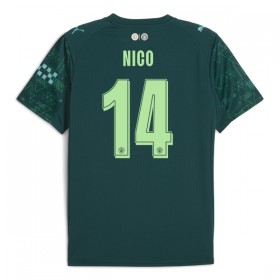 Camisola Manchester City Nico 14 EA Sport Equipamento Quarto 2025-26 Manga Curta
