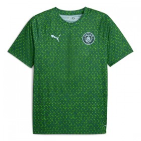 Camisola Manchester City Pre-Match 2025-26 Verde Manga Curta