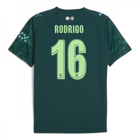 Camisola Manchester City Rodrigo 16 EA Sport Equipamento Quarto 2025-26 Manga Curta