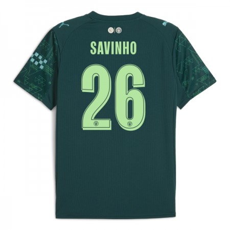 Camisola Manchester City Savinho 26 EA Sport Equipamento Quarto 2025-26 Manga Curta