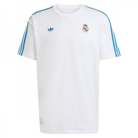 Camisola Real Madrid Terrace Icons 2025-26 Branca Manga Curta