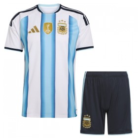 Camisola Argentina Criança Equipamento Principal Copa do Mundo 2026 Manga Curta