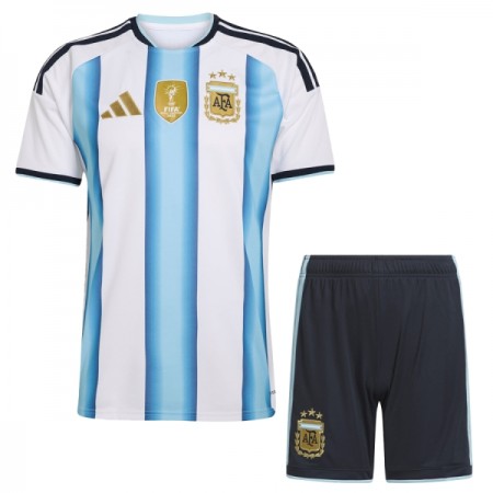 Camisola Argentina Criança Equipamento Principal Copa do Mundo 2026 Manga Curta