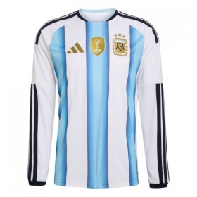 Camisola Argentina Equipamento Principal Copa do Mundo 2026 Manga Comprida
